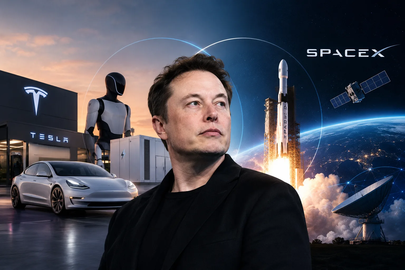 特斯拉与SpaceX正式探讨合并，马斯克为何要把汽车和太空生意放在一起？